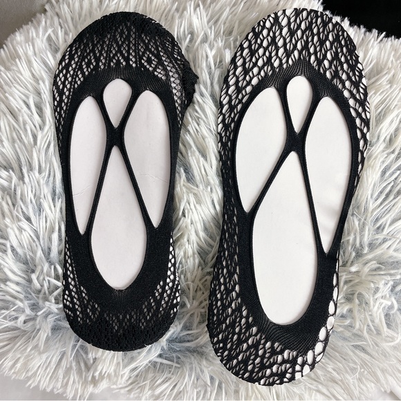 ♦️New! Black Lace Footsie Socks (2 pairs) - Firm - Picture 4 of 4